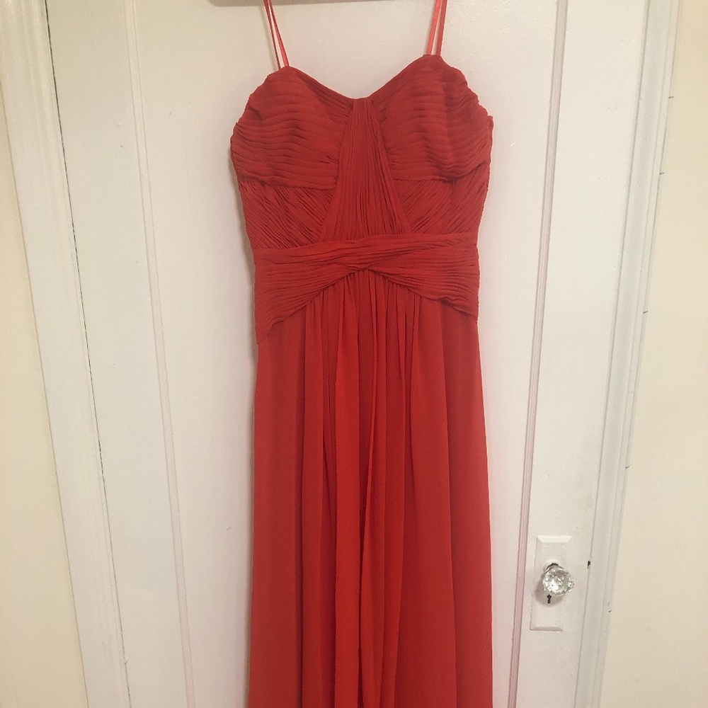 Beautiful coral red dress